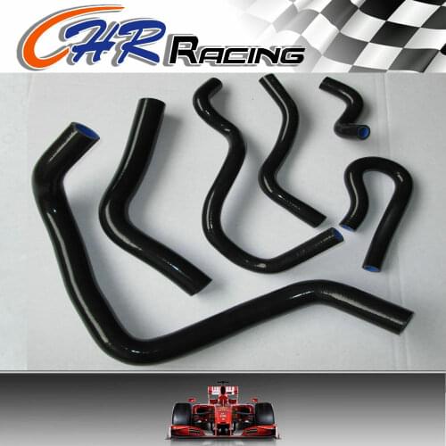 Silicone Radiator Hose for Honda Civic B Series Type R DC2 EK4 EK9 B16A/B BLACK