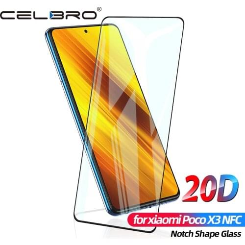 Protective Glass for Xiaomi Poco X3 NFC Screen Protector Full Cover Protective Film for Xiaomi Poco X3 Poco X 3 Tempered Glass