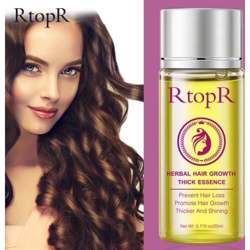 Herbal Hair Growth Anti Hair Loss Liquid Promote Thick Fast Hair Growth Treatment 20ml Essential Oil Health Care Beauty Essence