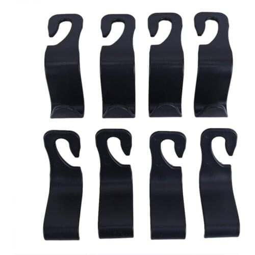 1/2/4pcs Car Rear Organizer Hook Seat Headrest Holder Seat Hook Interior Auto Products Hooks for Hanging Car Hanger Bag