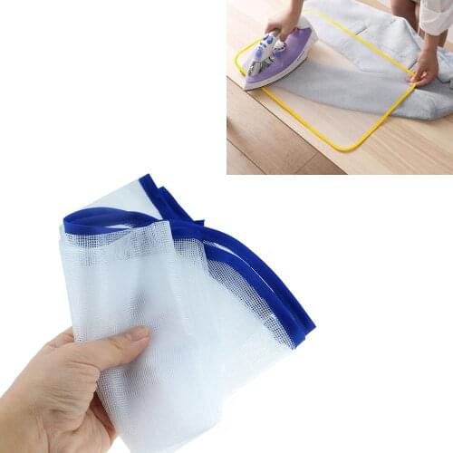 1 Pcs Random Color Temperature Resistance Ironing Scorch Heat Insulation Pad Household Mesh Ironing Board Protective Cloth Cover