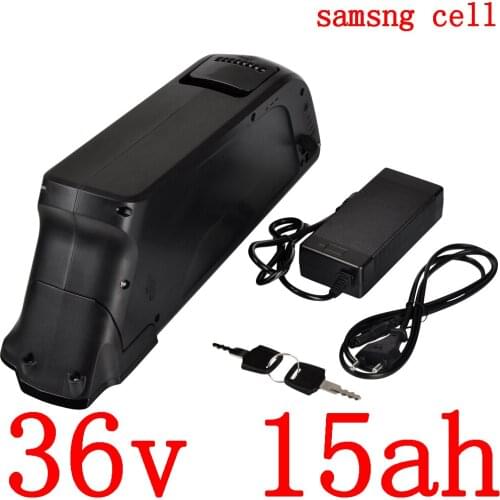36v battery 36V 15AH electric bike battery 36v 9ah 12ah 13ah 15ah lithium ion battery use samsung cell with 15A BMS+2A charger