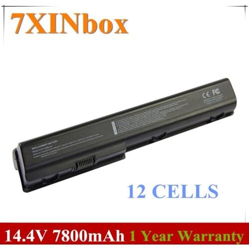 7XINbox 14.4V Laptop Battery For HP DV7 DV8 HDX X18 HSTNN-XB75 HSTNN-DB75 HSTNN-OB75 480385-001 464059-141 DV7-1130US DV7-1132NR