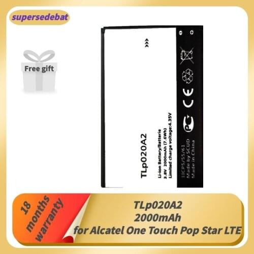Supersedebat Phone Battery for Alcatel One Touch Pop Star LTE A845L Batteries Bateria for Alcatel POP S3 OT5050 5050X Batterie