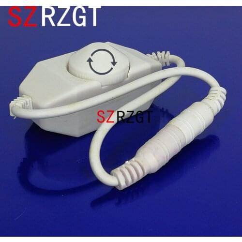 White single color led strip light knob dimming online switch led dimmer 12v-24v
