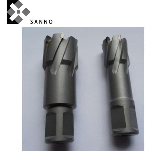 Diameter 46mm - 60mm cnc carbide core drill bits cutting deep 35mm T.C.T. annular cutter steel plate drill