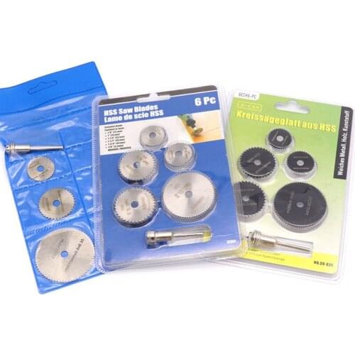 1 set HSS Circular Saw Blade Rotary Tool For Dremel Metal Cutter Power Tool Set Wood Cutting Discs Drill Mandrels