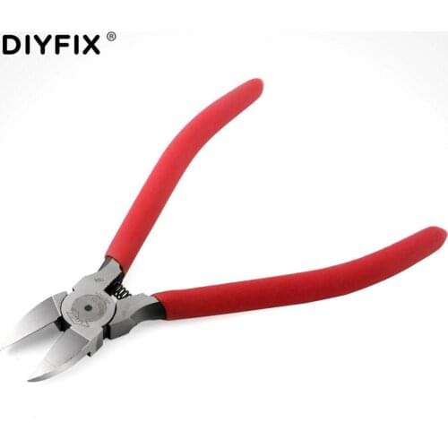 DIYFIX 6" Diagonal Pliers Electrical Wire Cable Cutters Cutting Side Snips Flush Pliers Nipper Wire Stripper Hand Tools