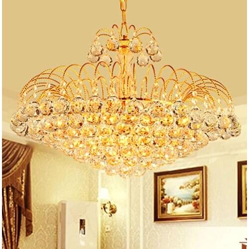 European chandelier gold restaurant chandelier crystal chandelier European style lamp bedroom lamp living room lamp lamp