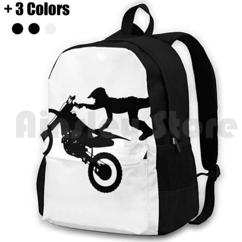 Official Motor Cycle Shirt Outdoor Hiking Backpack Riding Climbing Sports Bag Unisex Kids Tops Dirtbike Motor Cycle Dirt Bike