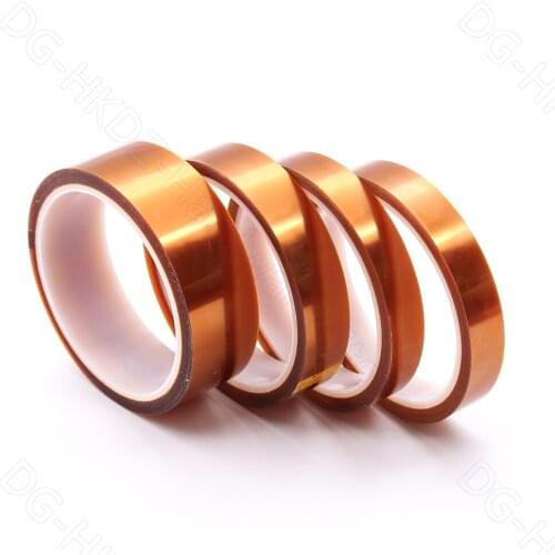 KAPTON TAPE Polyimide Adhesive 280° Thermal Insulation Tape Single-Sided Width 5 8 10 12 15 18 20 25 30 35 40 45 50 55 60mm