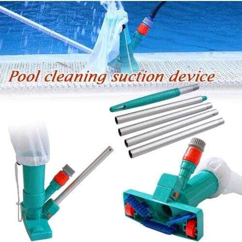 Portable Pool Cleaning Suction Device Set with Brush and Bag Universal Pool Cleaning Tools for Fish Tank Aquarium Spa can CSV