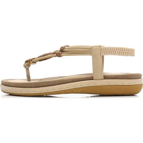 Sandals Womens Large Size 2021 New Fashion Roman Shoes 36-43 Breathable Comfortable Lightweight Non-slip Wear-resistant Slipper