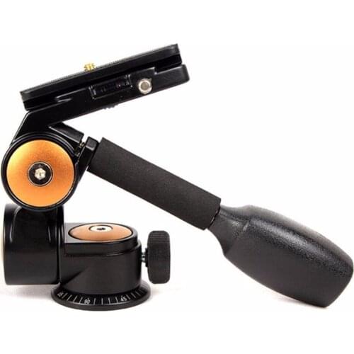 Moveski MV-80 Tripod Monopod Ball Head 3-way Panhead 1/4" Screw for DSLR Camera max. load 10kg