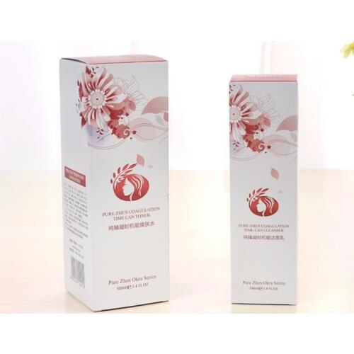 UV Protected Matte Lamination skin care paper box packaging/cosmetic bottles packaging box custom ---XP1001