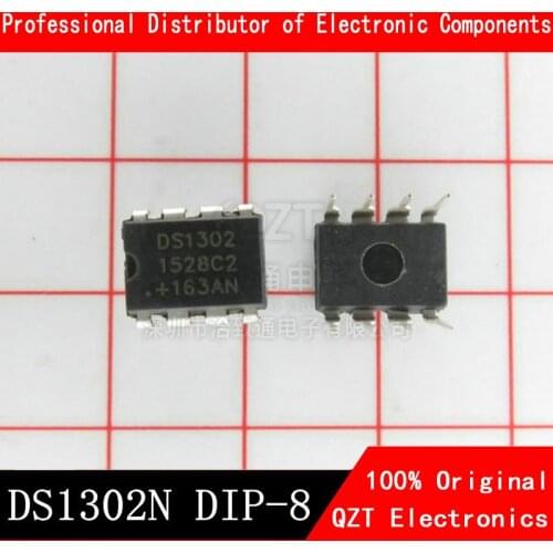10PCS DS1302N DIP8 DS1302 DIP DIP-8 Trickle Charge Timekeeping Chip new and Original
