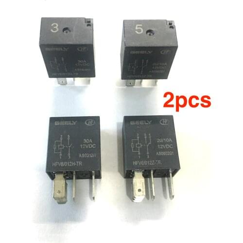 2pcs HFV6/012H-TR for Geely oil pump fan car relay HFV6/012Z-TR