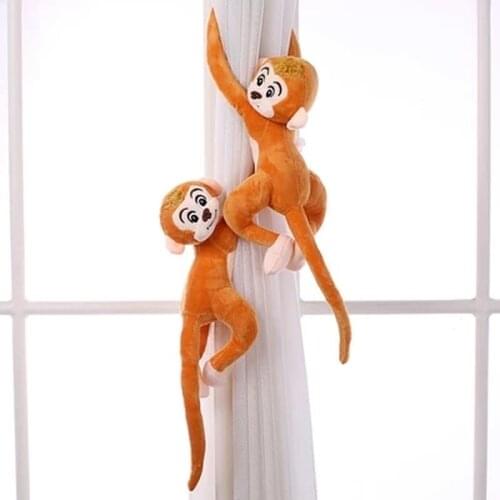 2pcs Cartoon monkey Curtain Holder Curtain Tieback Buckle Hook Clamp Home Decoration Curtain Accessories
