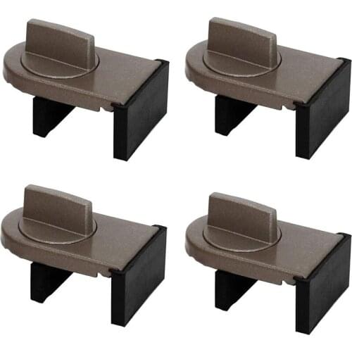 4Pcs/set Sliding Sash Stopper Cabinet Locks Straps Doors Security Anti-theft Lock Window Sliding Door Baby Safety Doors Lock