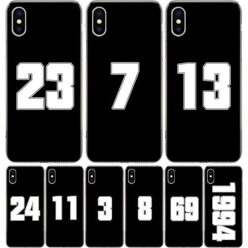 Lucky Number Customized Cover Phone Case For Iphone 11 12 Mini Pro 7 6 X 8 6S Plus XS MAX + XR 5S SE 10 9 Art TPU Coque Capa She