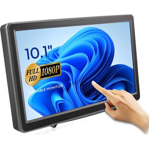 Elecrow 10.1” 1920*1080 IPS Touchscreen Portable Monitor 10.1 Inch Capacitive Touch Screen Raspberry Pi Display Speakers Monitor