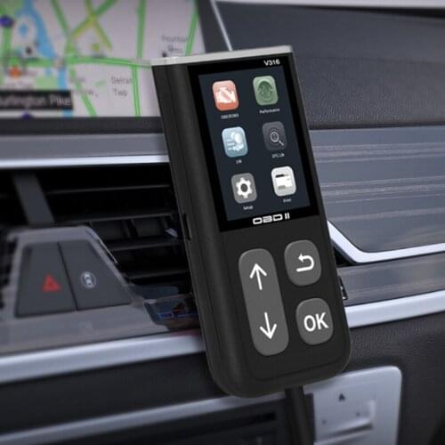 Car Fault Diagnostic Tool Bluetooth OBD2 EOBD Code Reader Engine fault removal with brake, distance, acceleration test