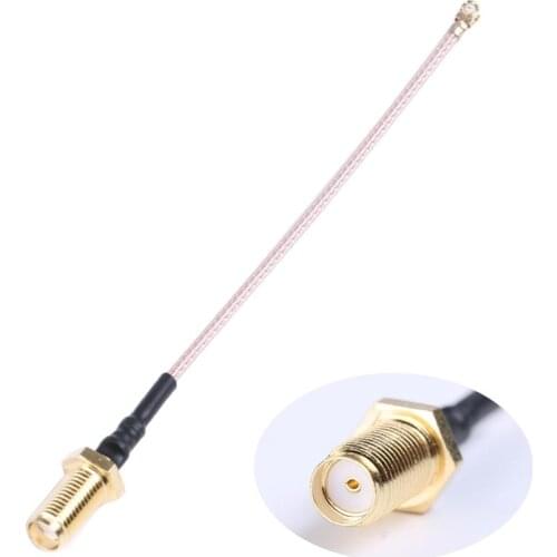 2pcs/1pair iFlight iPex/UFL Straight to RP-SMA Female / SMA Female Adapter Cable 80mm for Nazgul5 HD（XL5 V5）/ Green Hornet drone