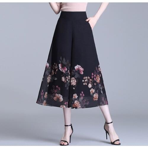 KUANGNAN Women's Cropped Trousers