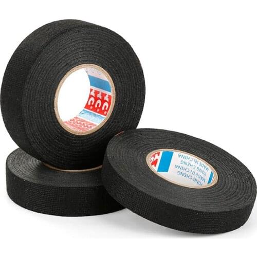 15 meters Temperature Velvet Harness Tape Self Adhesive Cloth Tape For Cable Harness Wiring Loom Width 9/15/19/25/32MM Hot Sale