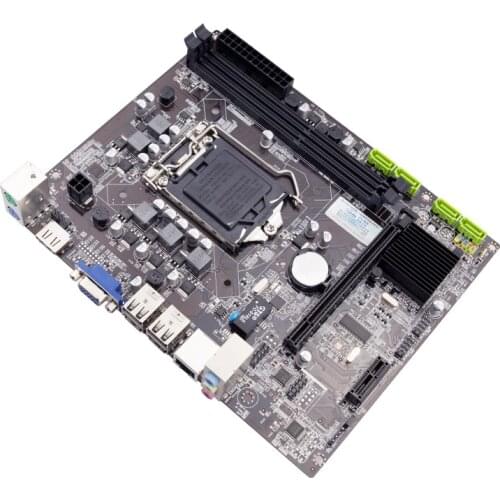 New H55 desktop computer motherboard 1156-pin with integrated display support intel Core i3/i5 DDR3 memory