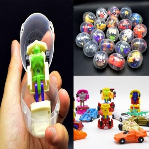 Mini Deformable Robot Surprise Eggs Surprise Ball Surprise Doll Gashapon Gift Safe Eco- friendly ABS