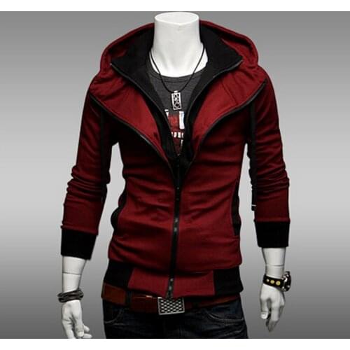 2016 New Hot Sale Hoodies Men Men Double zipper Men Hoodies Size M-2XL