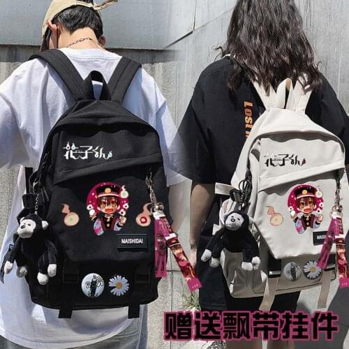 Toilet-bound Jibaku Shounen Hanako Kun Students School Bags For Boys Girls Casual Backpack Large Capacity Men Women Travel Bag