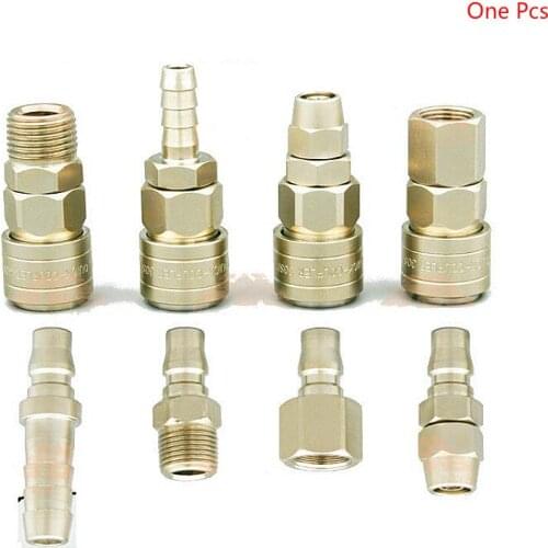 Self-locking Pneumatic Quick Connector Tube Air Compressor Pump Accessories C-type For PU Hose Nylon Tube High Pressure Coupling