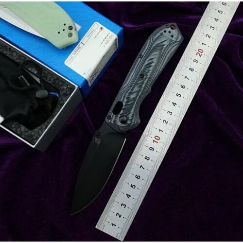 New 560BK-1 560 G10 Handle Mark M4 Blade Folding Knife Pocket Survival Kitchen Camping Hunting Utility Outdoor EDC Tool