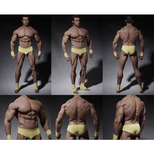 In Stock TBLeague M34 1/6 Headless Steel Bone Muscle Body 12 inch Male Strong Body for Arnold and Gyllenhaal Male Head