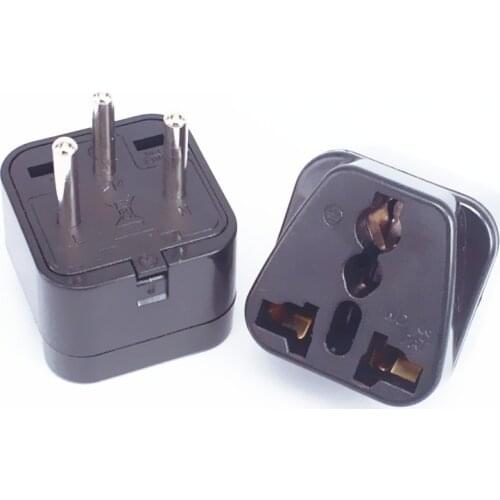 Universal Israel IL Plug Adapter EU European US UK To IL Israel Egypt Travel Adapter Electric Plug Power Charger Socket Outlet