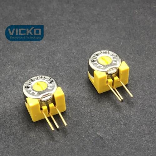 JAPAN High precision potentiometer trim resistor RJ-13S RJ-13 RJ13 103 10K 203 20K switch