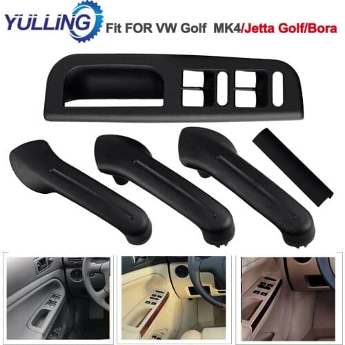 YULLING For Volkswagen Bora For JETTA For Golf 4 MK4 1998-2004 Inside Door Handle Door Armrest Grab Handles Door bezel Cover
