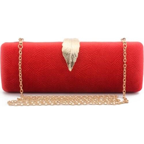 Womens Suede Clutch Bag Evening Bag Gold Metal Leaf Lock Wedding Wallet Ladies Long Design Clutch Bag Lady Handbag