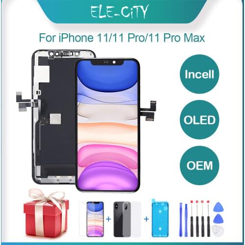 AAA+ OEM For iPhone 11 11 Pro 11 Pro Max LCD Display With 3D Touch Screen Digitizer Assembly Replacement Truetone Supported