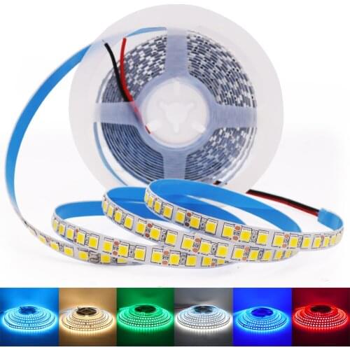 DC 12V LED Strip Light SMD 5054 120leds/m Red Pink Natural White Gold IP21 IP65 IP67 Waterproof Flexible LED Tape Lamp 5m/roll