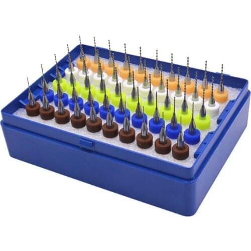 50pcs 0.5-0.9mm PCB Print Circuit Board Carbide Mini Micro Drill Bits For CNC Machine qiang