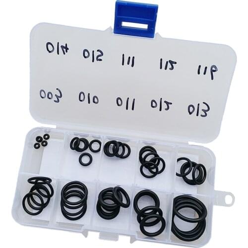 50Pcs Assorted 10 Sizes Scuba Diving O-ring Kit Nitrox Rubber Dive Gear Seal Rings Washers Repair Replacement Diver Accessories