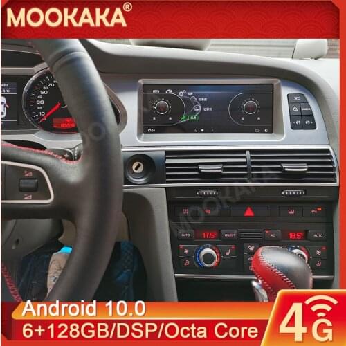 8+128GB Android 9 For Audi A6L 2010-2011 Car GPS Navigation Streaming Media Multimedia Player Head Unit Auto Radio