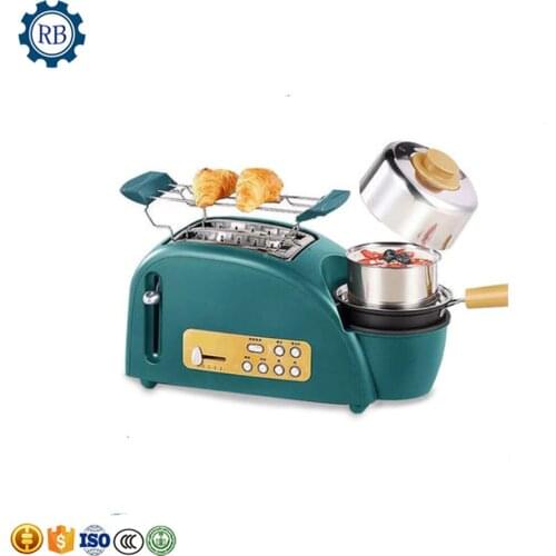 Auto bake uniform color sandwich toaster breakfast bread heating machine egg roll bacon fry machine
