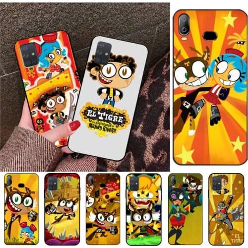 CUTEWANAN El Tigre The Adventures of Manny Rivera Luxury Phone Case For Samsung A10 A20 A30 A40 A50 A70 A80 A71 A51 A6 A8 2018