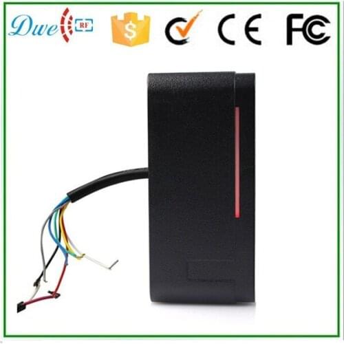 DWE CC RF FCC certification 13.56mhz rfid proximity wiegand 34 12V door access control card reader