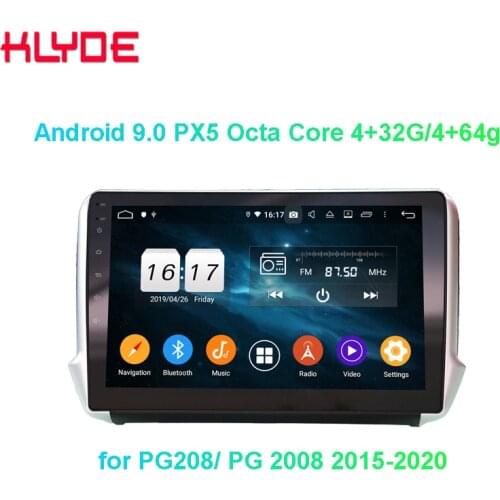 KD-1999 new style Android 9 OEM screen car radio android for PG 2008 2015 2016 2017 2018 2019 2020