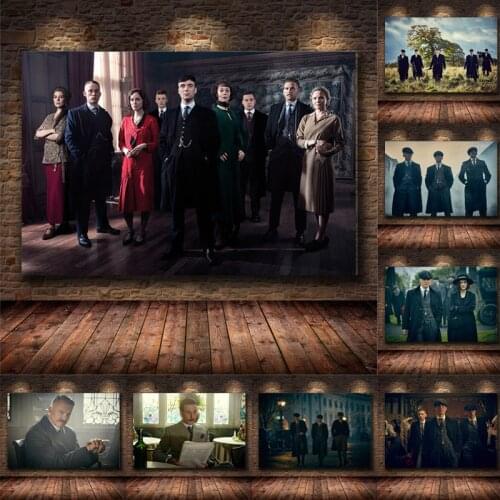 Classic Creativity Poster and Print Peaky Show Poster Blinders Wall Art Picture Mural Canvas Painting for Office Room Home Decor